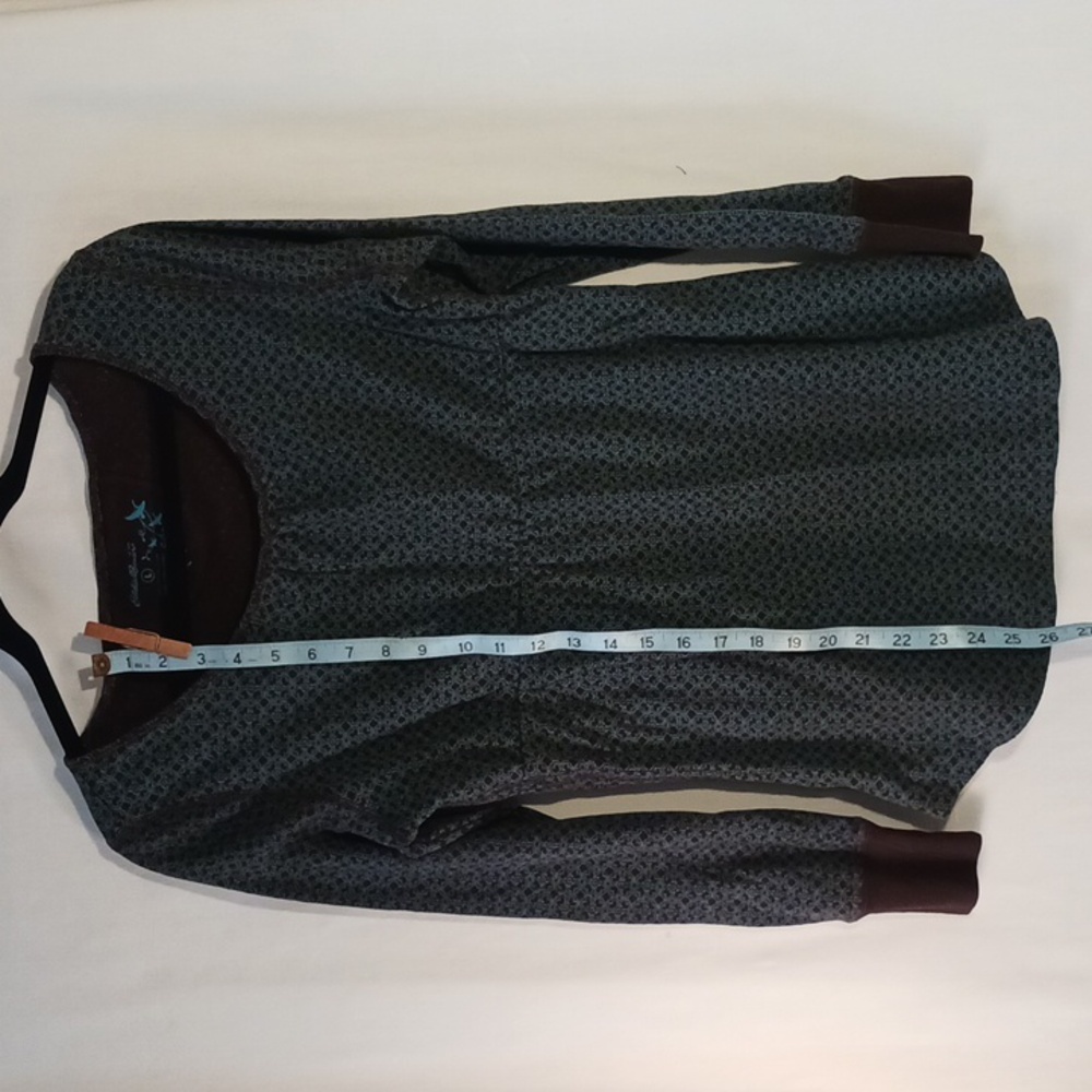 💥Eddie Bauer, size L, long sleeve, Baby Doll knit top - Picture 3 of 6
